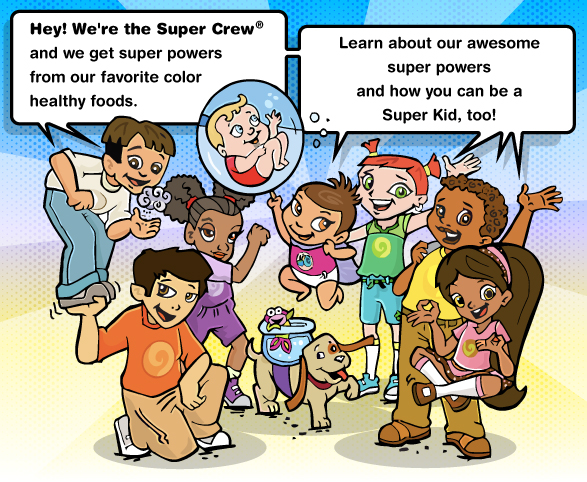 Meet the SuperKids Nutrition Super Crew