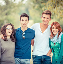 Teenagers Eating Out