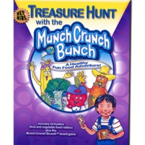 Treasure Hunt with the Munch Crunch Bunch, Available in Spanish & English