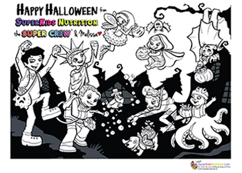 super crew™ coloring pages  fun nutrition for kids
