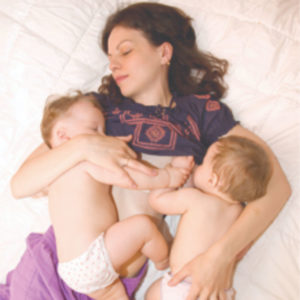 how to breastfeed twins or multiples