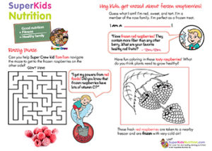 maze activity for kids superkids nutrition