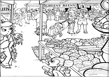 super crew™ coloring pages  fun nutrition for kids