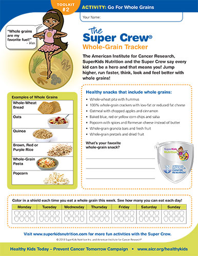 Go with Whole Grains | SuperKids Nutrition