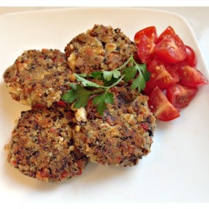 Gluten Free Quinoa Black Bean Burgers