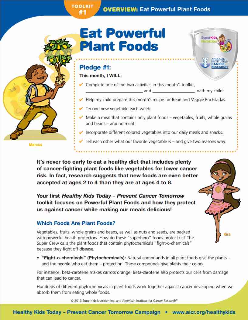 plant-based eating toolkit for kids