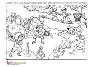 CU Coloring Pages, Health & Wellness Services