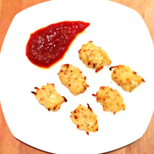 Cauliflower Tots & Sweet Potato Cakes