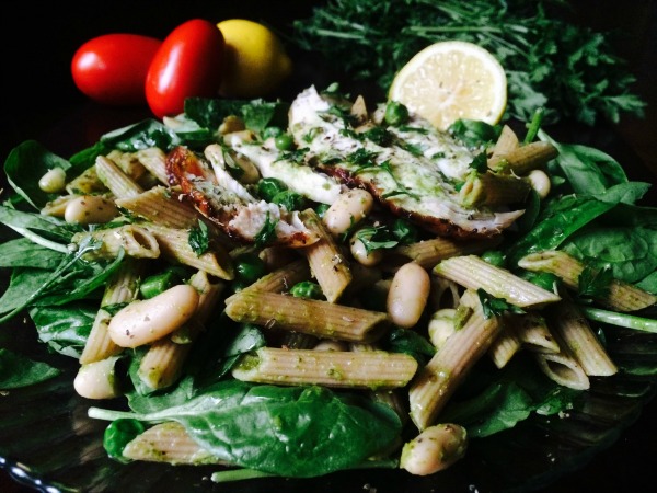Basil Pasta Cannellini Salad recipe