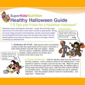 The Super Crew's Healthy Halloween Guide for kids activities - SuperKidsNutrition.com