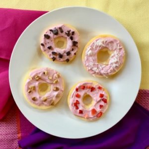 Frosted Apple Donuts - A Healthy, Tasty Dessert!