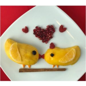 Fun Food Art for Valentine's Day