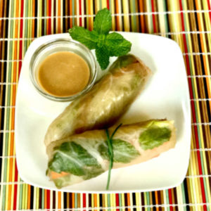 Spring roll easy recipe to make with kids