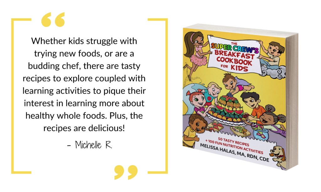Nutrition activity and cookbook for kids with the Super Crew