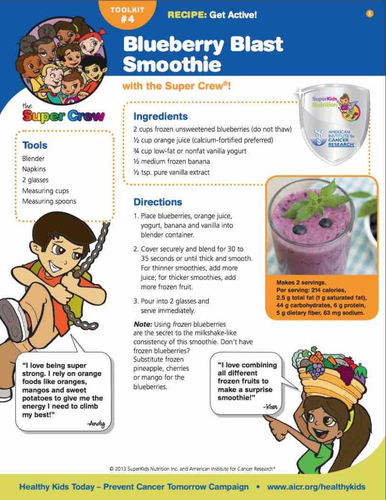 Blueberry Blast Smoothie for Kids