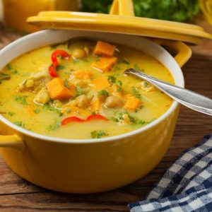 Thanksgiving leftover ideas soup with sweet potato and turkey - SuperKidsNutrition.com