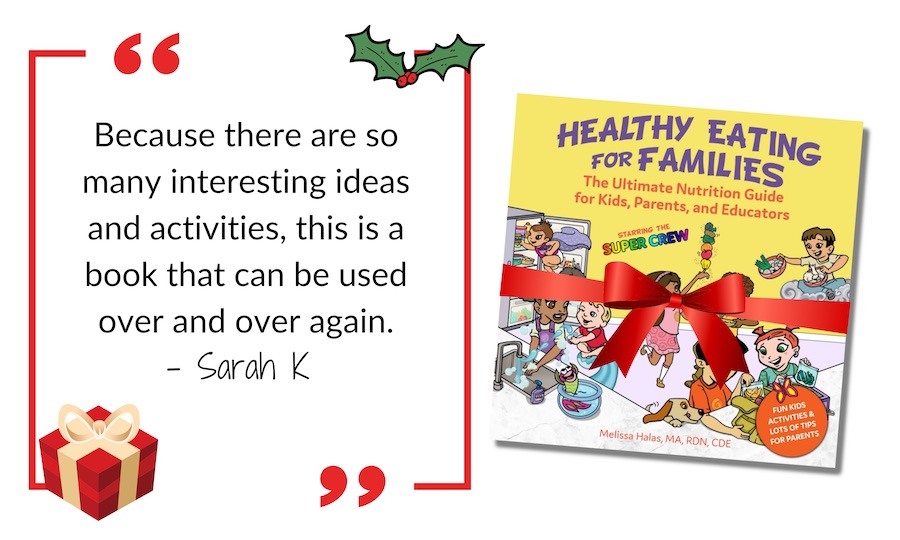 Christmas ad healthy eating for families book