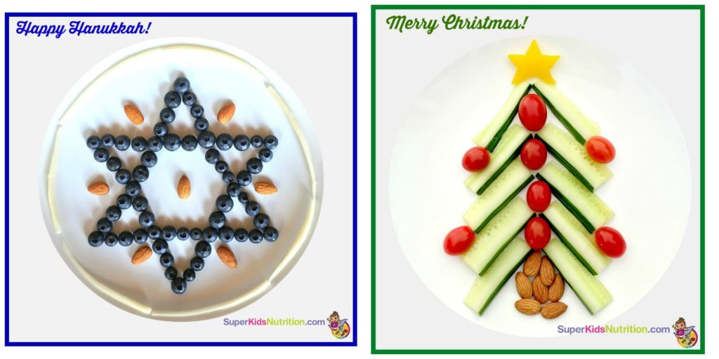 holiday food art hanukkah and christmas activity for kids