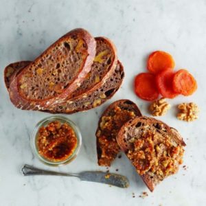 Nutty Cinnamon Fruit Spread with apricot jam