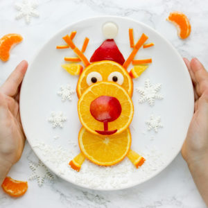 Christmas Holiday Food Art for the Kids