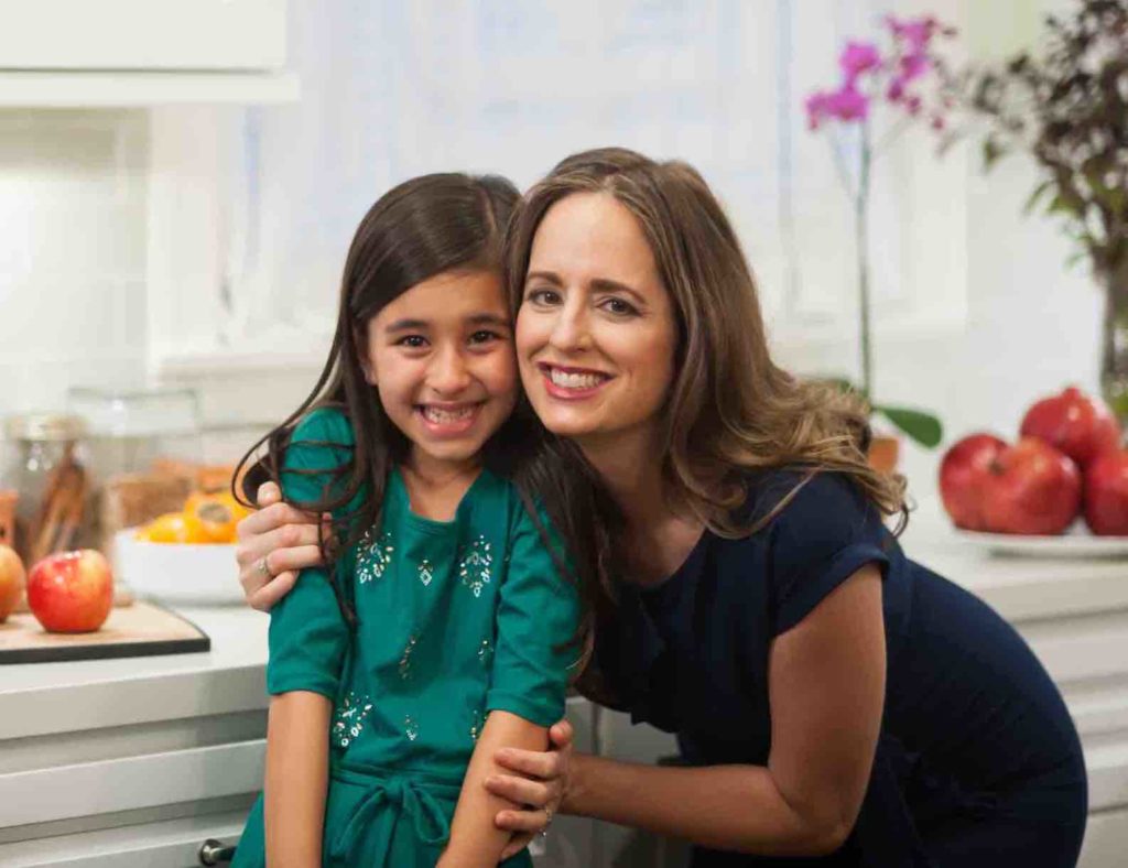 Abby and Melissa in kitchen