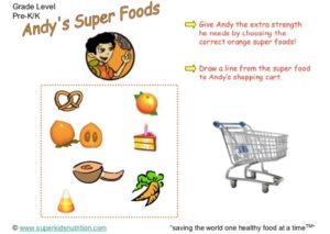 super foods kids activity superkids nutrition
