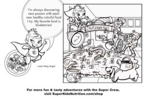 Jessie and Super Baby Abigail coloring page