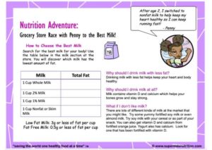 Race to the Best Milk kids activity superkids nutrition