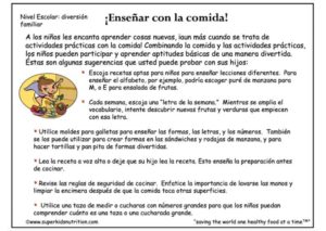 Teaching With Food (Spanish)