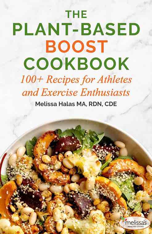the plant-based boost cookbook by melissa halas