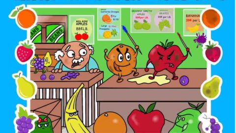 when good fruit goes bad book cover for children's book