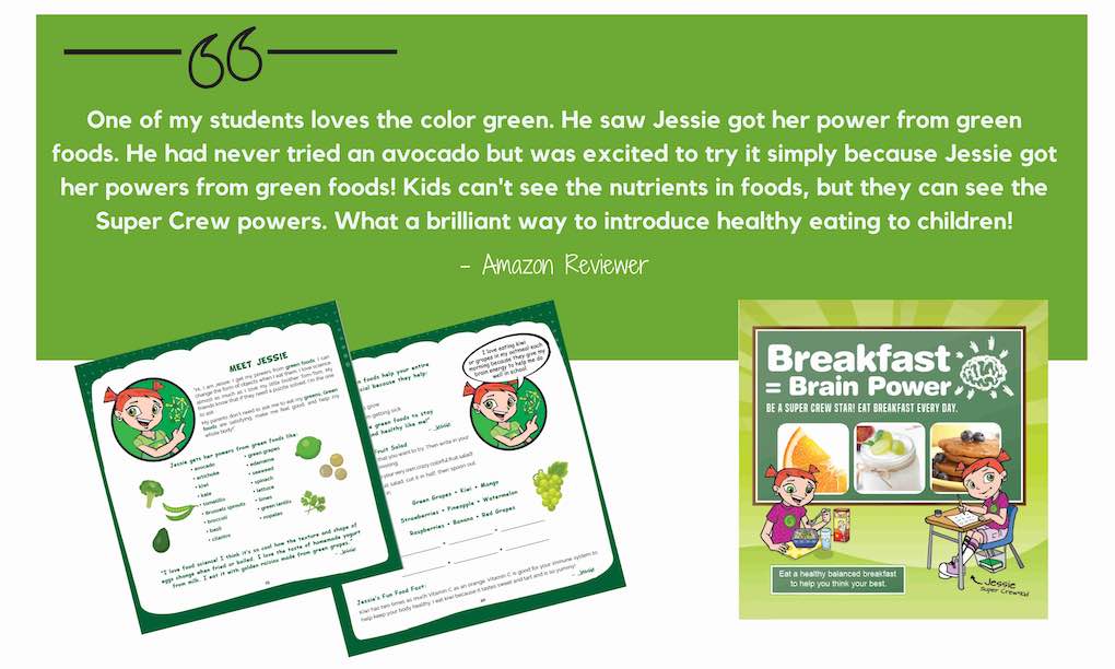 jessie super crew kid with review of healthy eating for families book