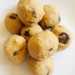Rollable chickpea cookie dough recipe for kids